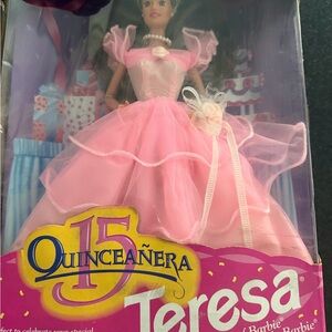 Mattel Barbie Doll in Elegant Pink Gown